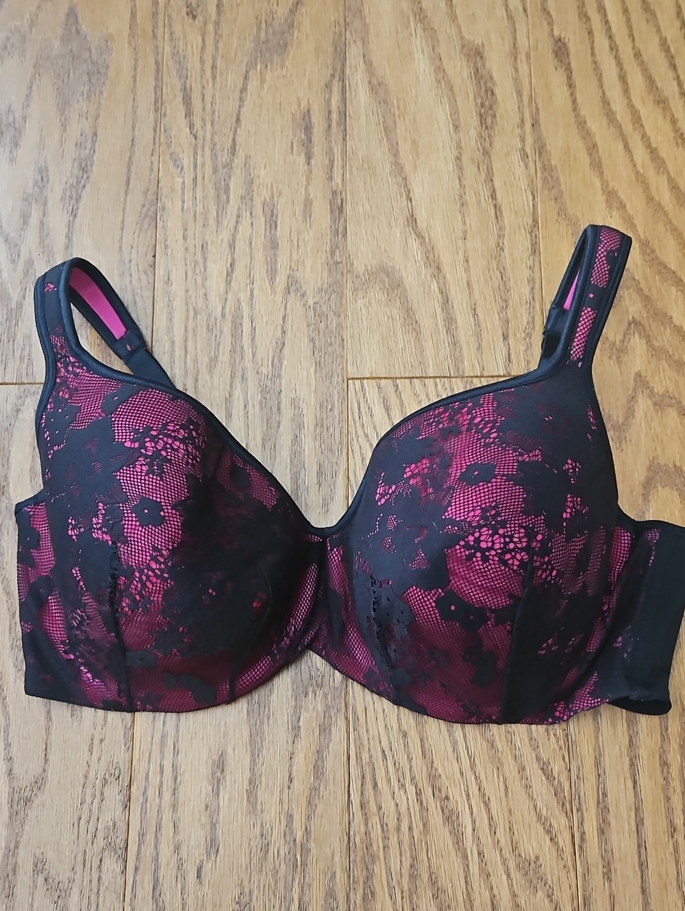 Cacique by Lane Bryant Lightly Lined Lace Balconette Bra in Size 42DD